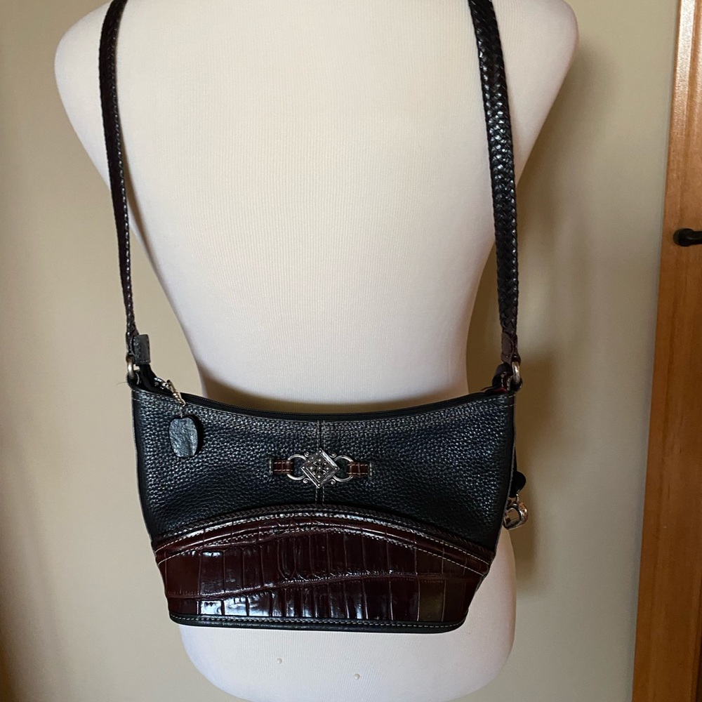 Brighton black and brown leather purse